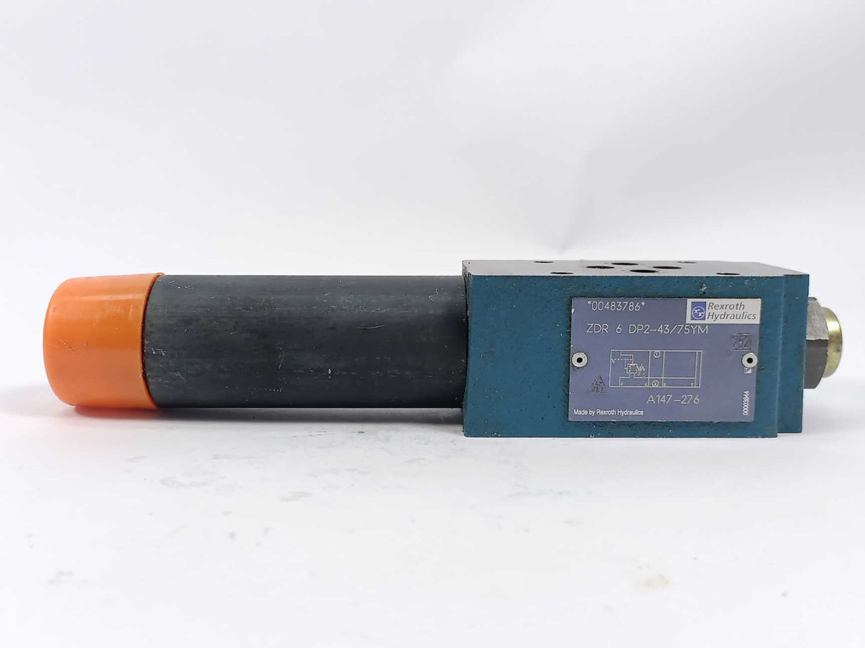 Rexroth Hydronorma 00483786 ZDR6DP2-43/75YM Pressure Reduction Valve