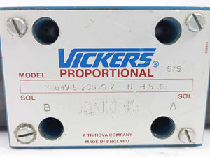 VICKERS KDG4V52C65SZMUH630 KDG4V 5 2C65S Z M U H6 30 Directional Valve