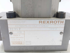 Rexroth 382706 4WS2EM10-42/10B2ET315K8DM Servo Valve