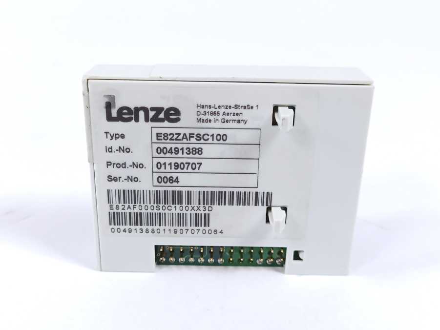 LENZE E82ZAFSC100 Standard I/O PT