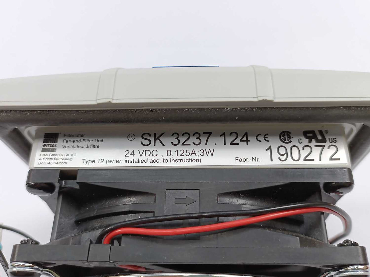 Rital SK 3237.124 Ventilator 24VDC, 0.125A, 3W