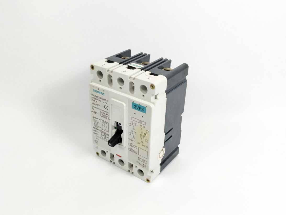 Siemens 3VF3113-0FE41-0AA0 Circuit Breaker, 3-Pole. 415V, 25A