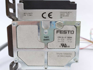 Festo 18200 CPV10-VI Valve Manifold w/ 3x 161416, 161414 & 18253