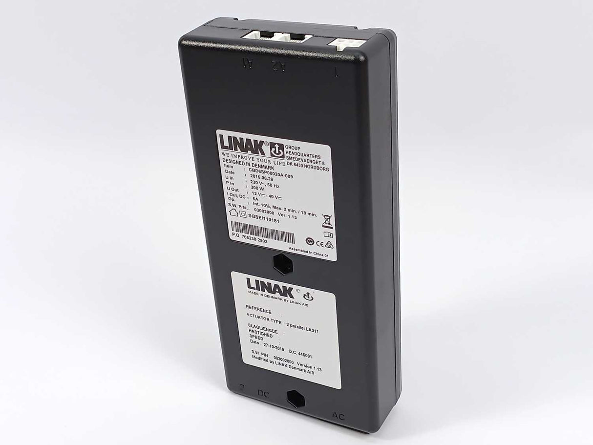LINAK CBD6SP00020A-009 Control Box for Actuator w/ Cables