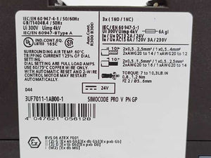 Siemens 3UF7011-1AB00-1 Simocode Pro V PN GP