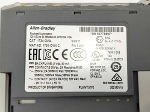 AB 1734-OW4 Ser.C, W:1734-MB, Ser.A, 1734-RTB, Ser.A