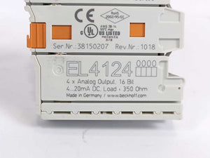 Beckhoff ES4124 4 x Analog Output, Rev.1018
