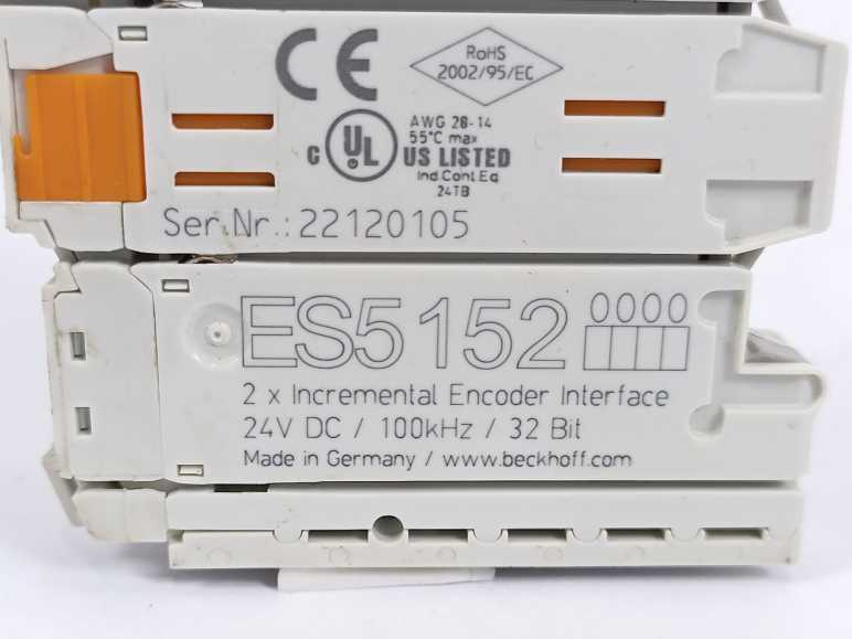 Beckhoff ES5152 2-channel Encoder Interface