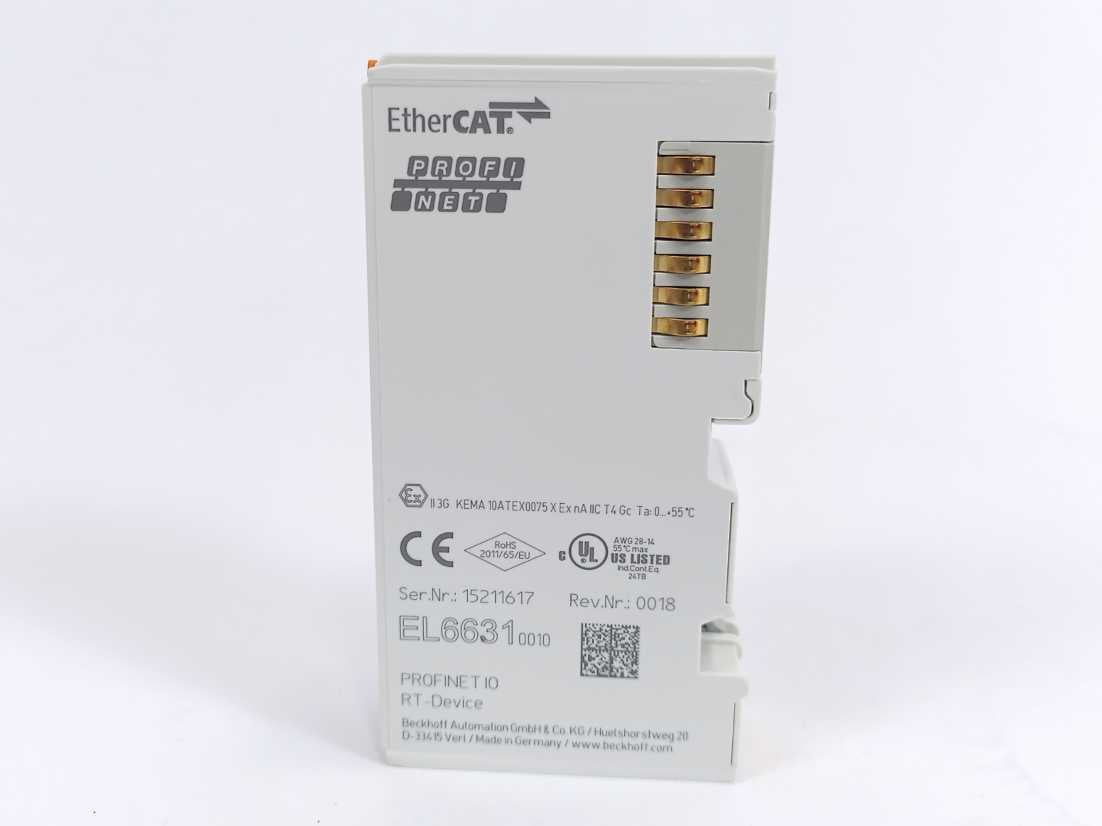 Beckhoff EL6631 0010 2-port communication interface