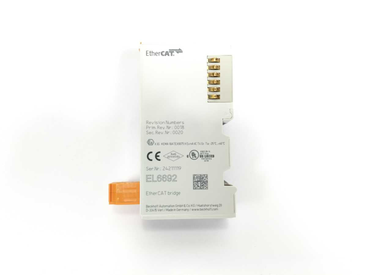 Beckhoff EL6692 EtherCAT Bridge