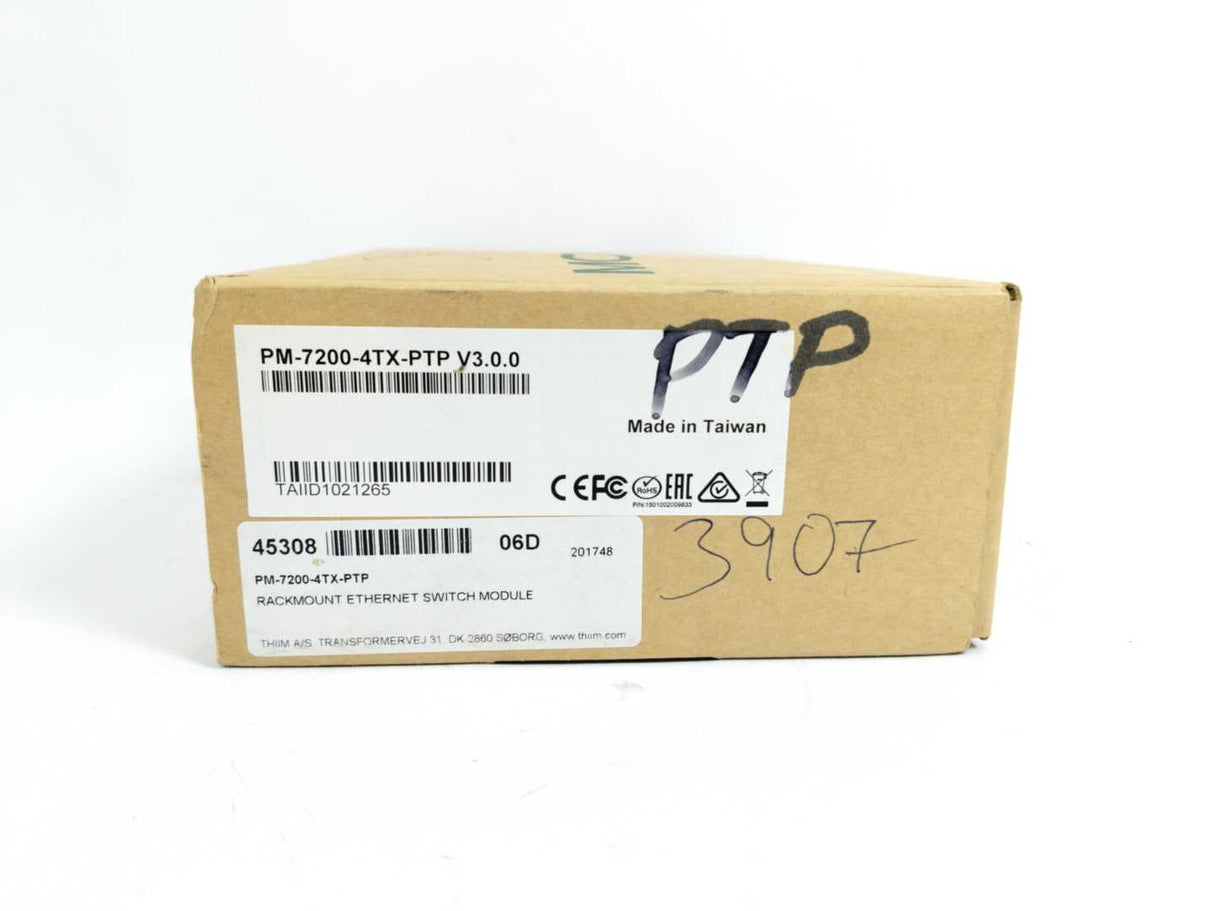 Moxa PM-7200-4TX-PTP Rev.3.0.0 Rackmount Ethernet Switch Module