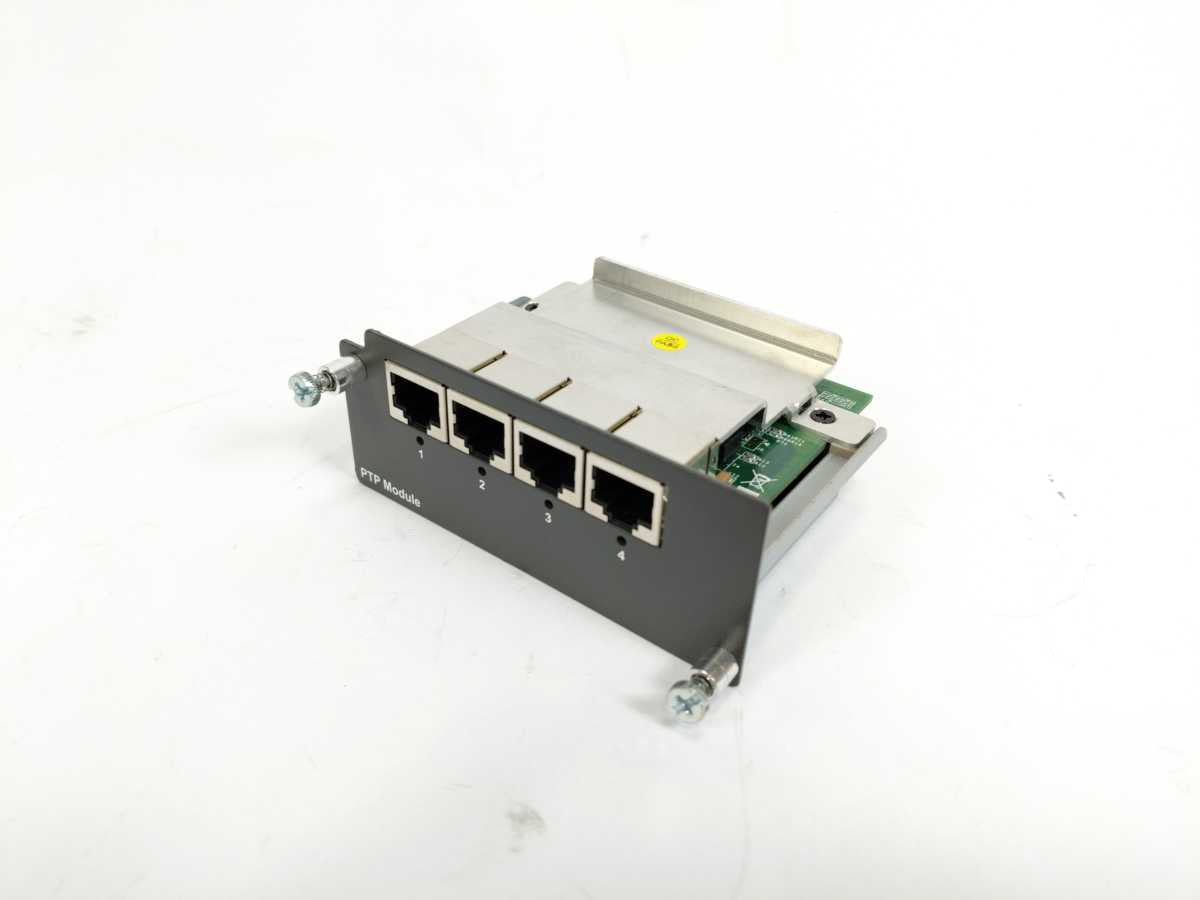 Moxa PM-7200-4TX-PTP Rev.3.0.0 Rackmount Ethernet Switch Module