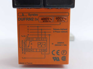 Crouzet Syrelec DUFRN2 3 Phase Voltage Relay