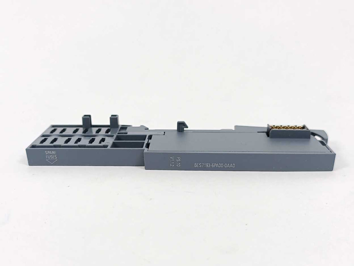 Siemens 6ES7155-6AU02-0BN0 Simatic ET 200SP module w/ 6ES7193-6PA00-0AA0