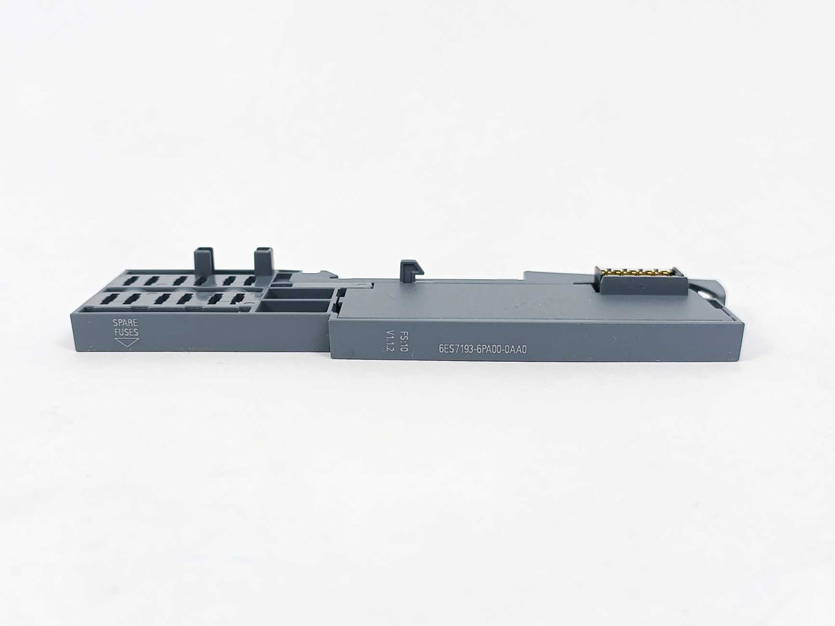 Siemens 6ES7155-6AU02-0BN0 Simatic ET 200SP module w/ 6ES7193-6PA00-0AA0