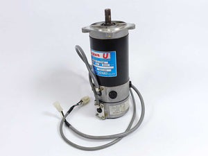 SANYO DENKI U730-012E18 DC Servo Motor + Optical Shaft Encoder E681000C30