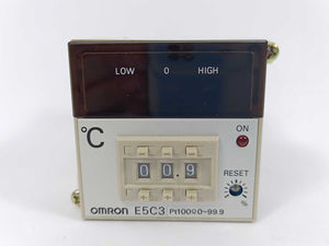 OMRON E5C3-WR 40P Temperature Controller 100/110VAC, 50/60Hz, 2VA
