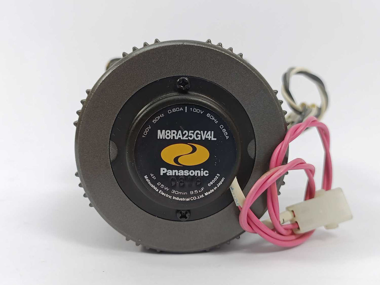Panasonic  M8RA25GV4L AC Servo Motor 100V 50Hz 0.6A / 100V 60Hz 0.65A