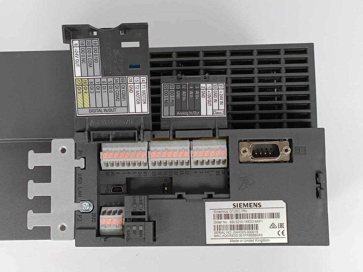 Siemens 6SL3210-1KE22-6AF1 SINAMICS G120C PN 11,0KW FILA