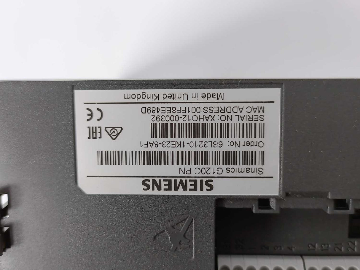 Siemens 6SL3210-1KE23-8AF1 Sinamics G120C PN 18,5KW Frequency Converter
