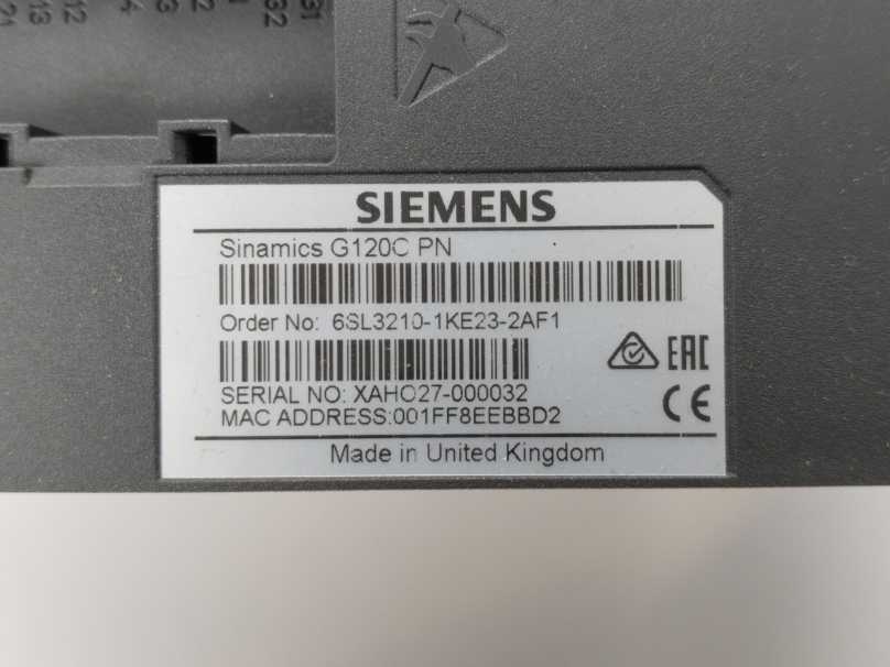 Siemens 6SL3210-1KE23-2AF1 Frequency Converter 15kW