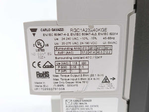 Carlo Gavazzi RGC1A23A40KGE FG Solid State Switch