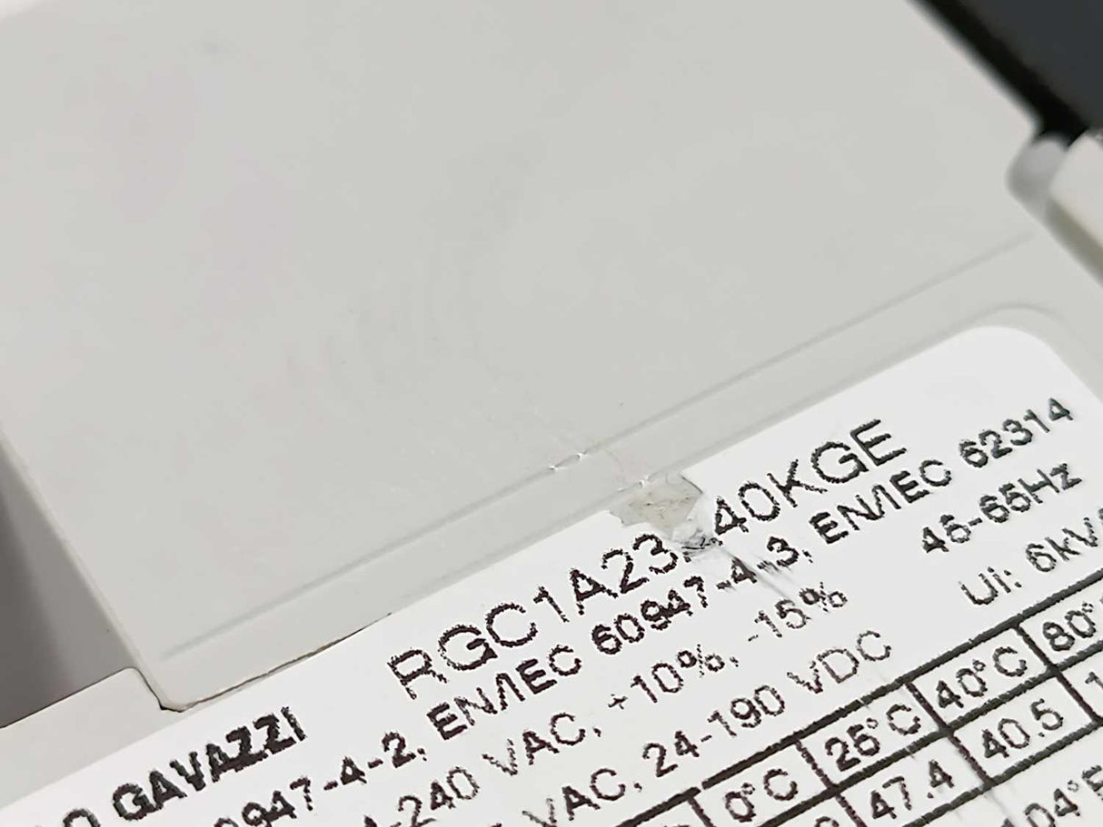 Carlo Gavazzi RGC1A23A40KGE FG Solid State Switch