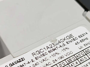 Carlo Gavazzi RGC1A23A40KGE FG Solid State Switch