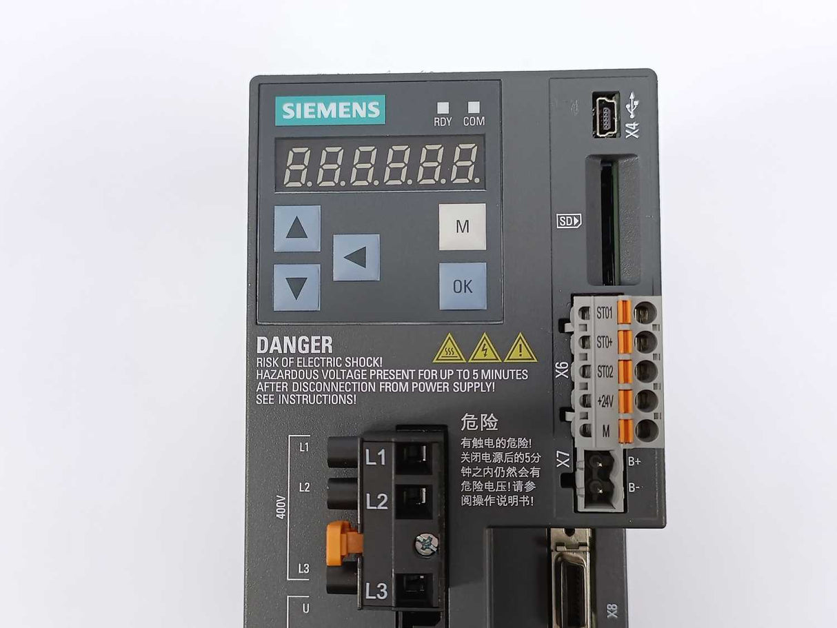 Siemens 6SL3210-5FE10-8UF0 SINAMICS V90 PROFINET (PN)