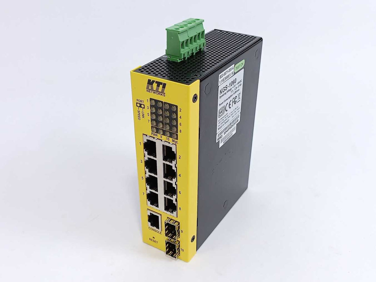 KTI Networks KGS-1060 Industrial Managed Gigabit Ethernet Switch