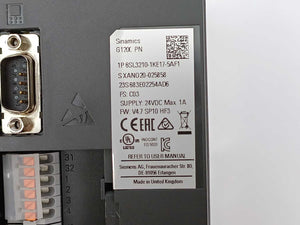 Siemens 6SL3210-1KE17-5AF1 Sinamics G120C PN w/6SL3255-0AA00-4CA1