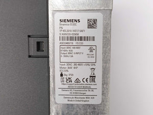 Siemens 6SL3210-1KE17-5AF1 Sinamics G120C PN w/6SL3255-0AA00-4CA1