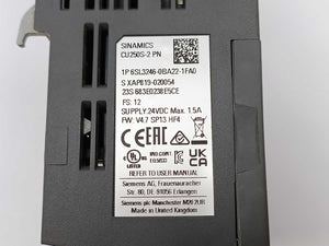 Siemens 6SL3246-0BA22-1FA0 SINAMICS CU250S-2 PN Control Unit