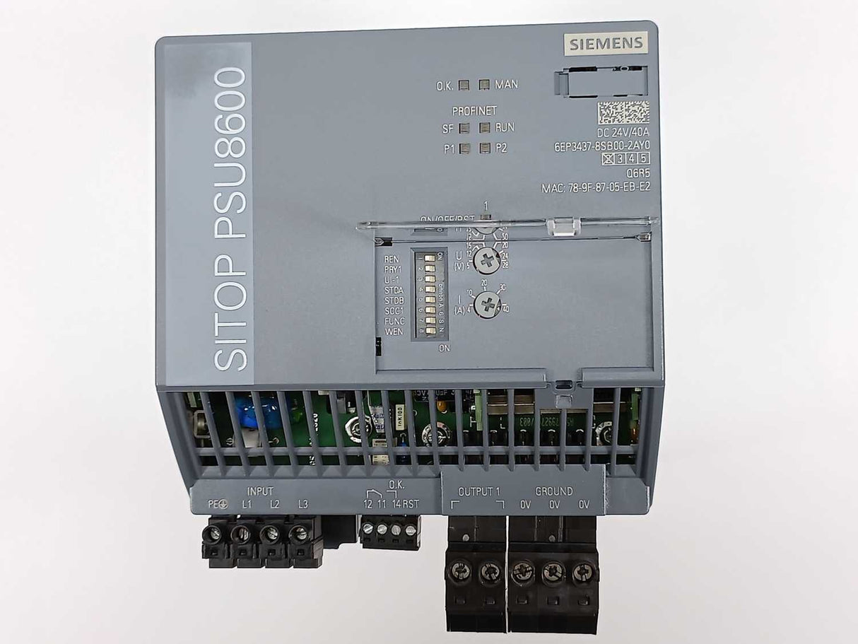 Siemens 6EP3437-8SB00-2AY0 SITOP PSU8600 Power Supply Unit