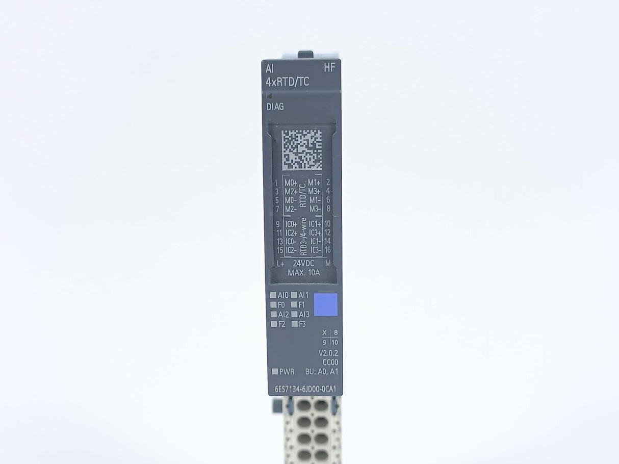 Siemens 6ES7134-6JD00-0CA1 Analog Input Module w/ 6ES7 193-6BP40-0DA1