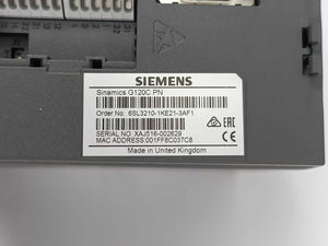 Siemens 6SL3210-1KE21-3AF1 Sinamics G120C PN Frequency Converter
