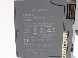 Siemens 6ES7134-6HD01-0BA1 Analog Input Module w/ 6ES7 193-6BP40-0DA1