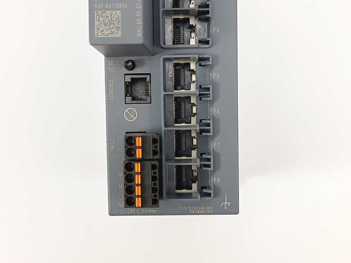 Siemens 6GK5208-0BA00-2AC2 Scalance XC208 Industrial Ethernet Switch