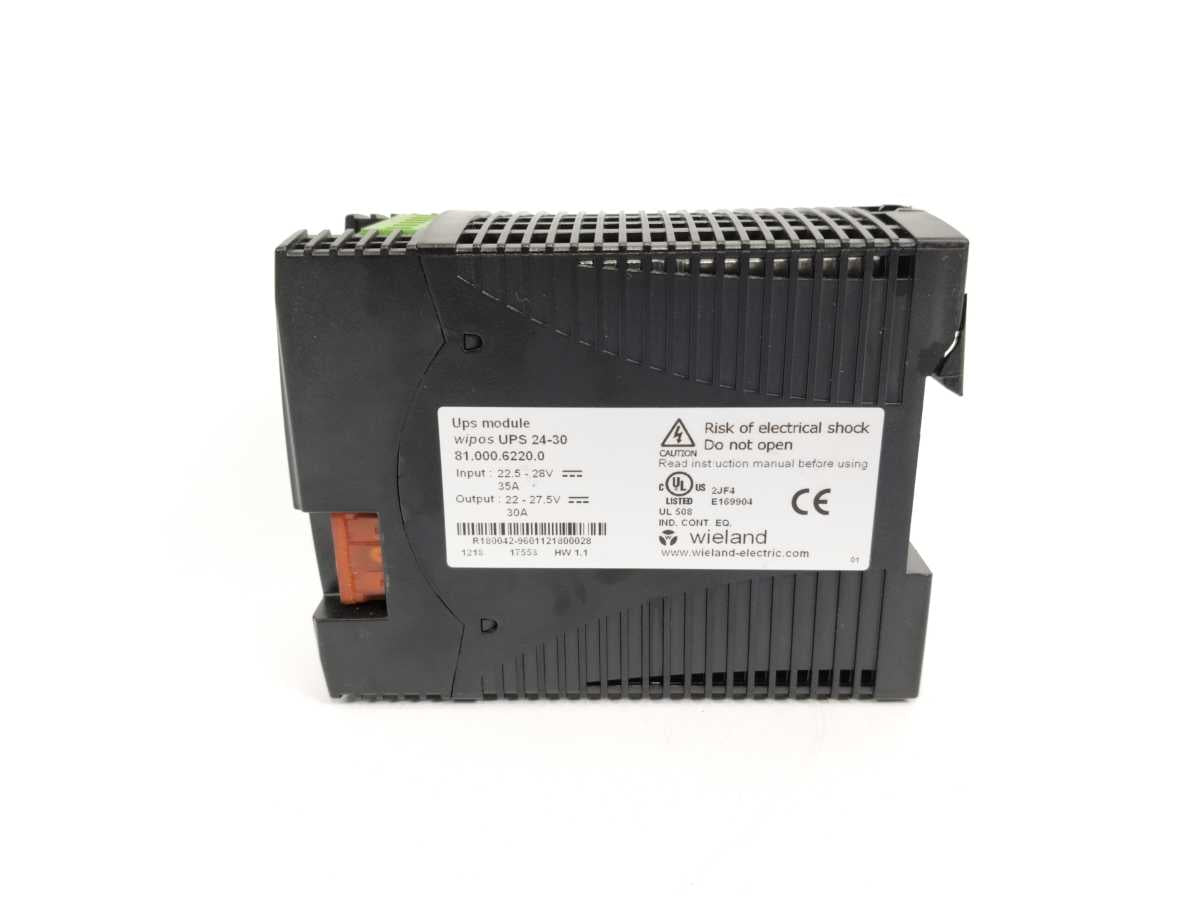 Wieland 81.000.6220.0 Wipos UPS 24V 30A Power Supply