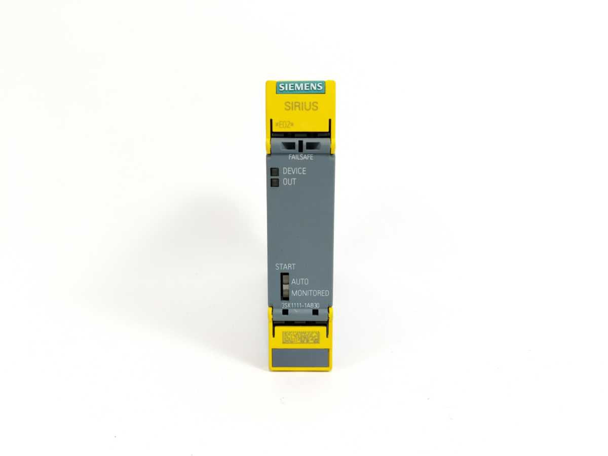 Siemens 3SK1111-1AB30 SIRIUS safety relay
