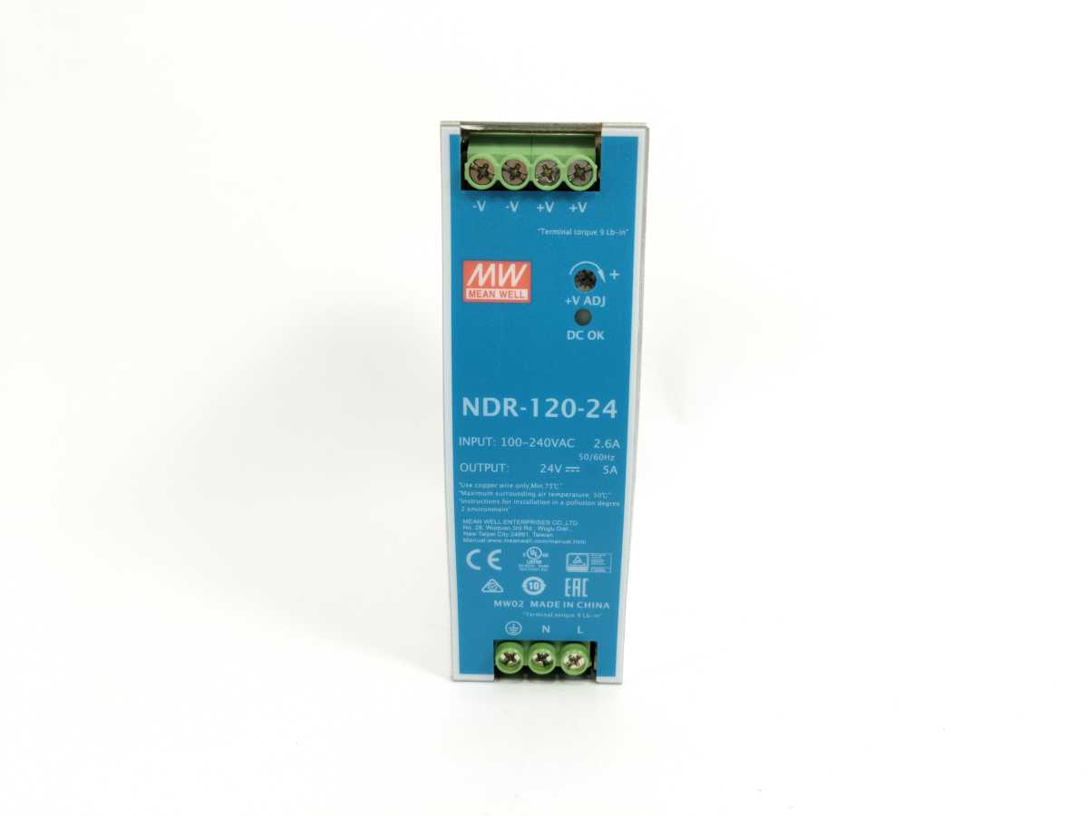Mean Well NDR-120-24 AC-DC Single output Industrial DIN rail power supply