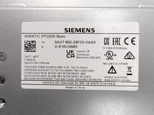 Siemens 6AV7 862-2BF00-0AA0 SIMATIC IFP2200 Basic