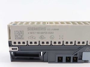 Siemens 6ES7 134-6JD00-0CA1 Analog Input Module w/ 6ES7 193-6BP20-0DA0