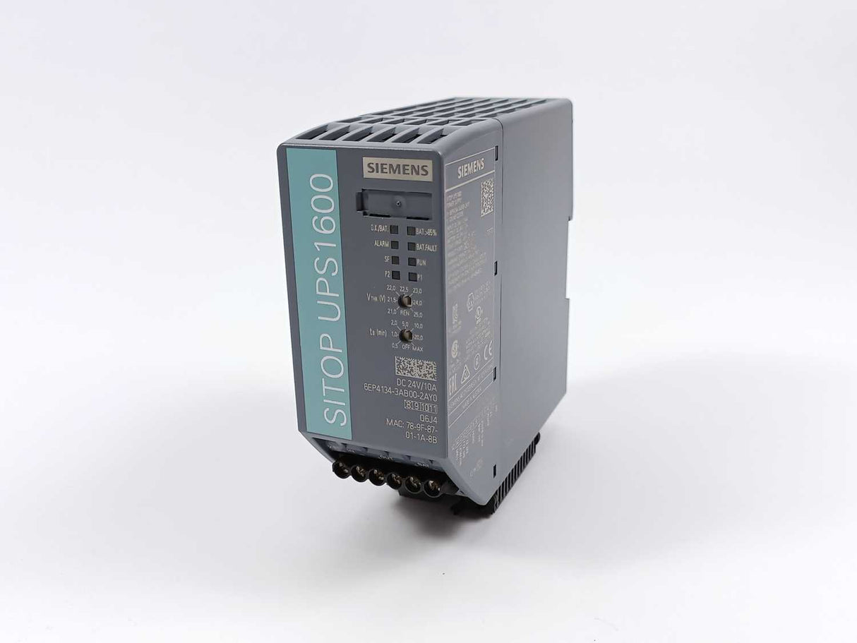 Siemens 6EP4134-3AB00-2AY0 SITOP UPS 1600 Power Supply