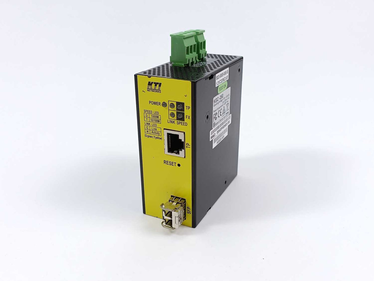 KTI Networks KGC-260 Industrial Gigabit Media Converter