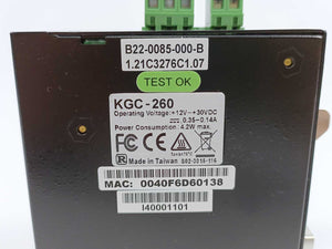 KTI Networks KGC-260 Industrial Gigabit Media Converter