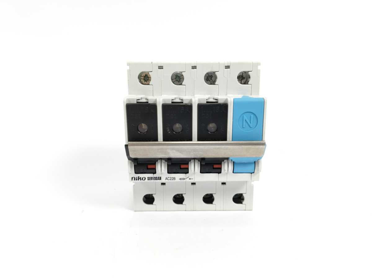 Niko / Servodan 61-014 AC22B, 400VAC/16A/50Hz/d01/2,5W
