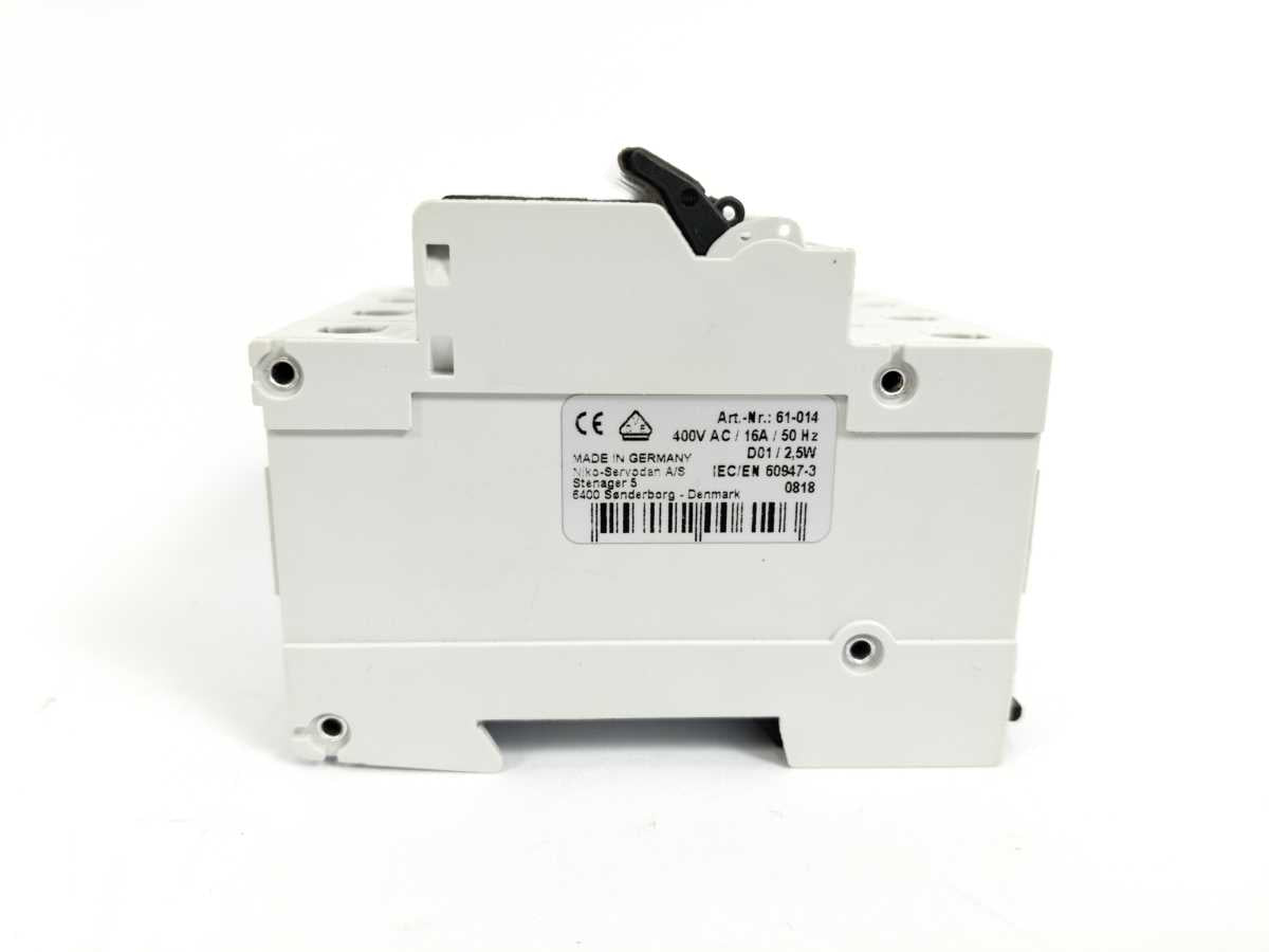 Niko / Servodan 61-014 AC22B, 400VAC/16A/50Hz/d01/2,5W