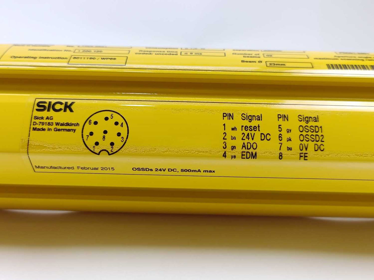 SICK 1200120 M40Z-025000RR0 with 1027906 PSD01-1501 BEAM