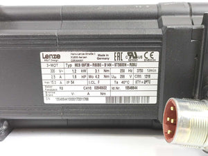 LENZE MCS09F38-RS0B0-B14N-ST5S00N-R0SU 15548844 Compact Servo Motor 1.2kW